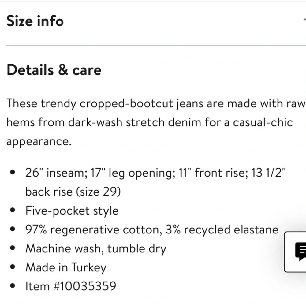 Citizens of Humanity Isola Crop Raw Hem Bootcut Jeans